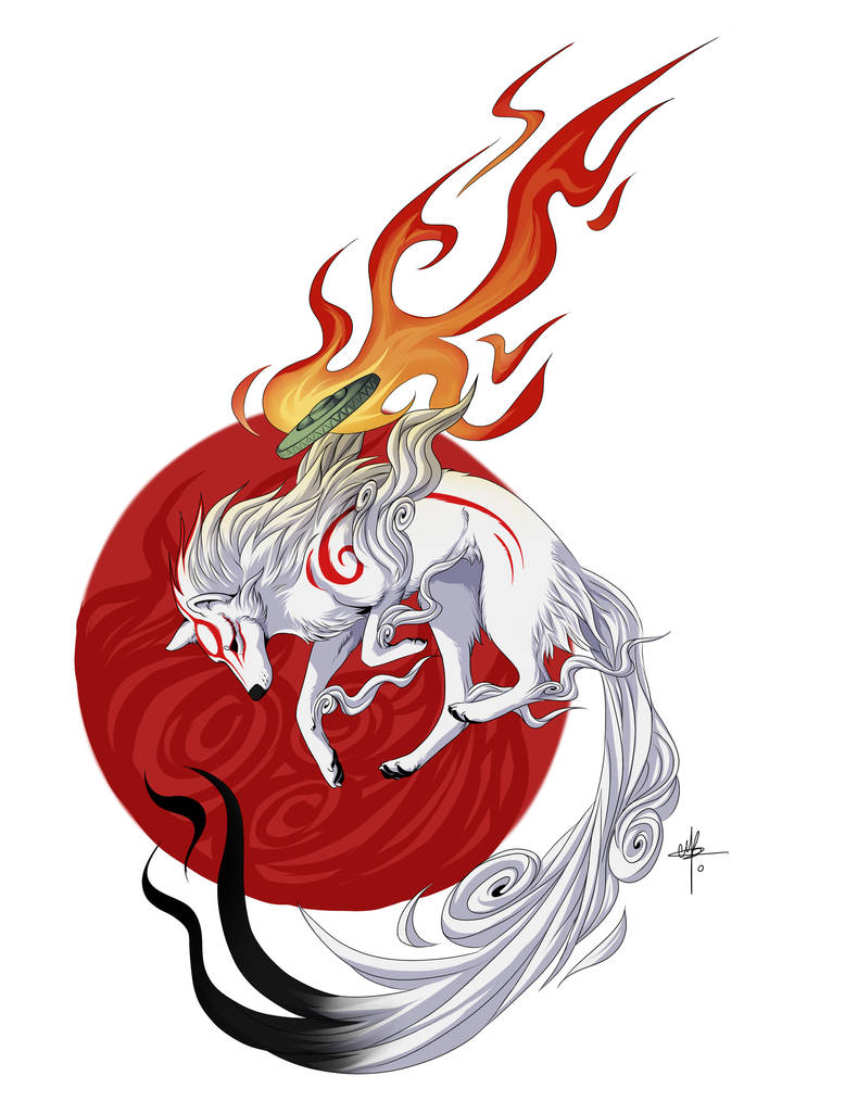 CE - Okami Amaterasu by MayhWolf