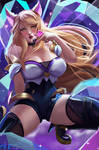 K/DA Ahri | League of Legends by MiraiHikariArt