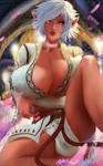 Commission | Colette (FFXIV) Oasis Outfit by MiraiHikariArt