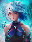 Aqua | Kingdom Hearts 3 by MiraiHikariArt