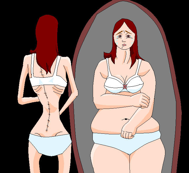 Anorexia paint 5 by Luaxan