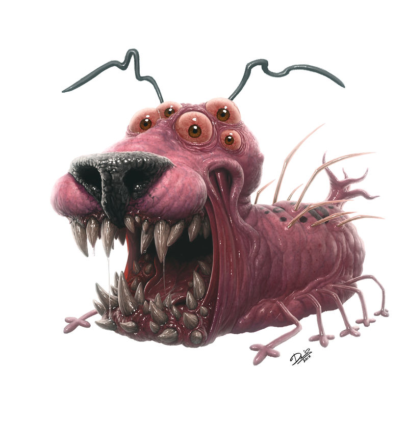 Courage The Cowardly Dog by Disse86