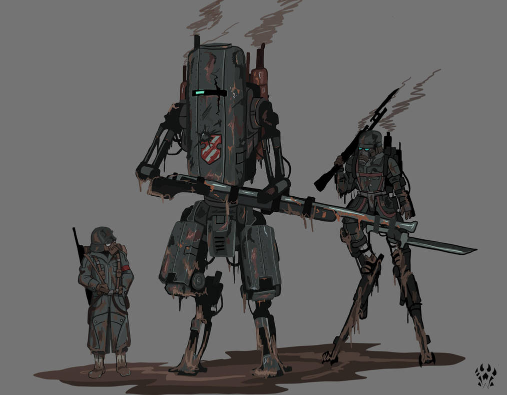 Iron Harvest German mechanized infantry. by WolfdogArtCorner on DeviantArt