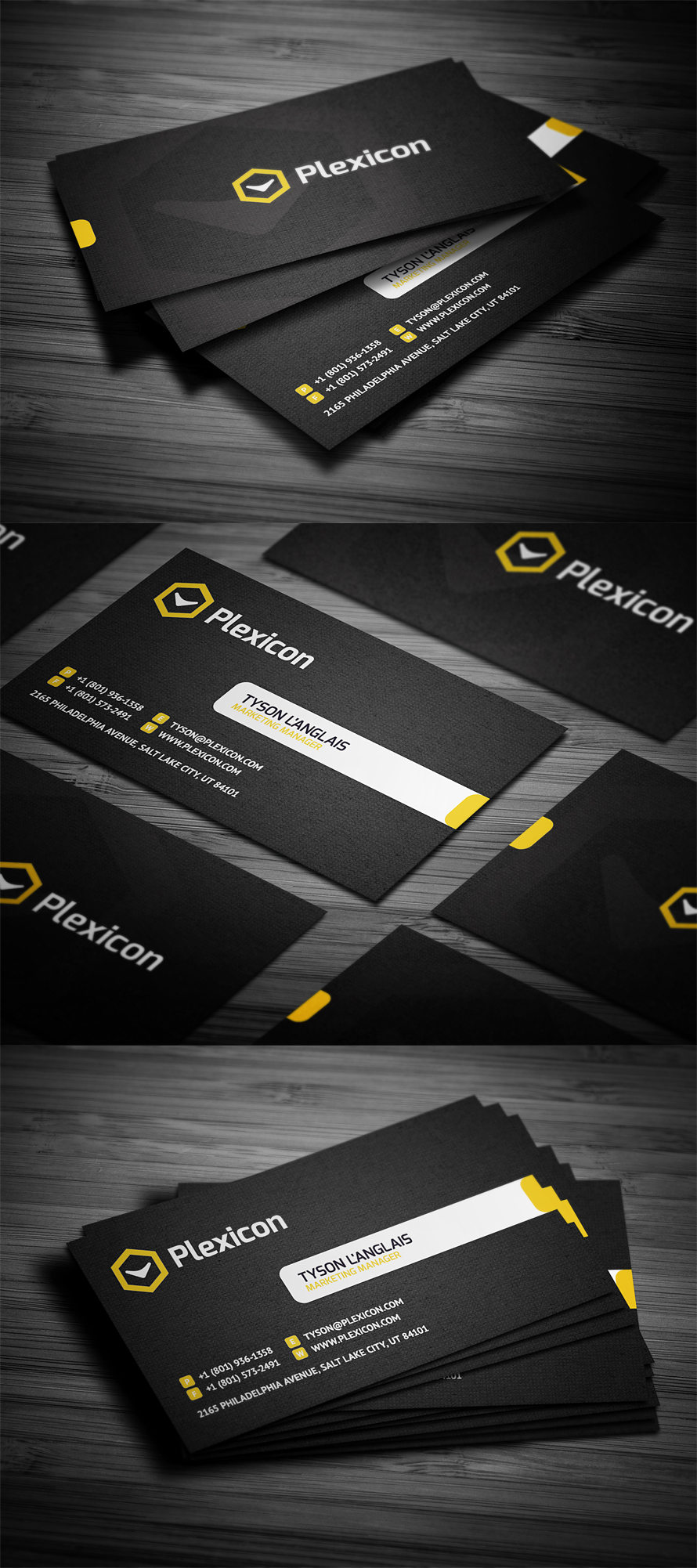 Stylish Business Card by FlowPixel