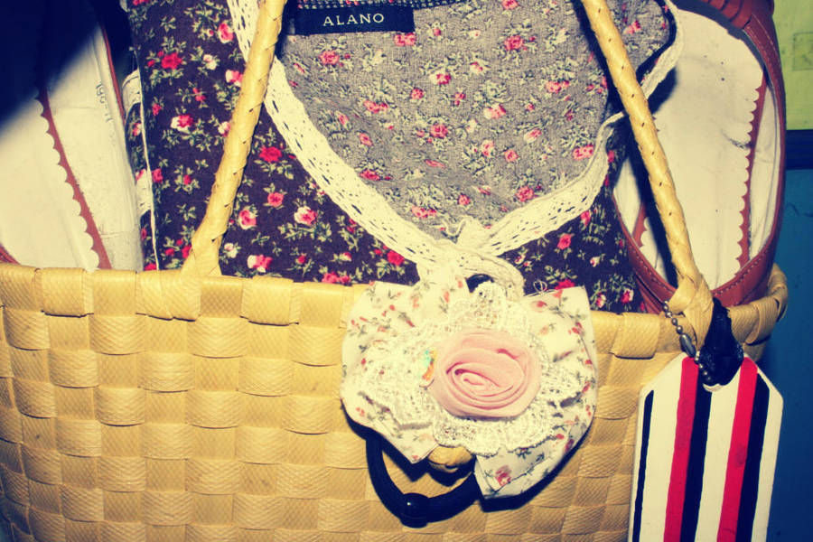 Florals in a bag by dollywink