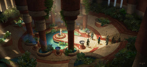 Temple Interior by ATArts