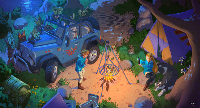 The Legend of Zelda : Camping in the Wild by ATArts