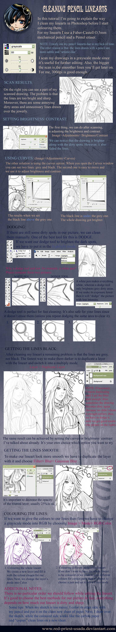 TUTORIAL: Cleaning linearts by Red-Priest-Usada
