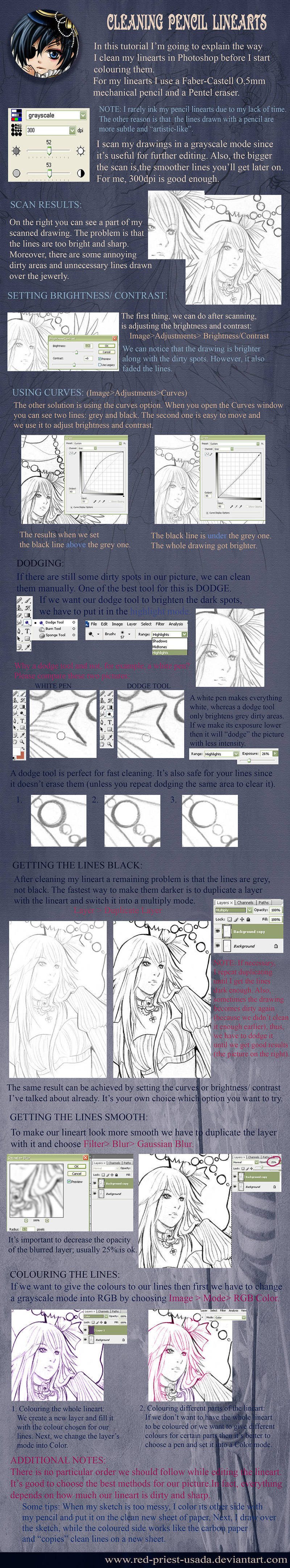 TUTORIAL: Cleaning linearts by Red-Priest-Usada
