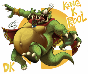 King K Rool | Super Smash Bros Ultimate by AngosturaCartoonist