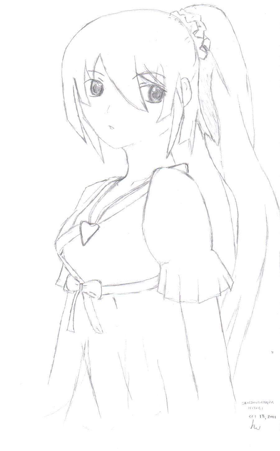 senjougahara hitagi by xdbit