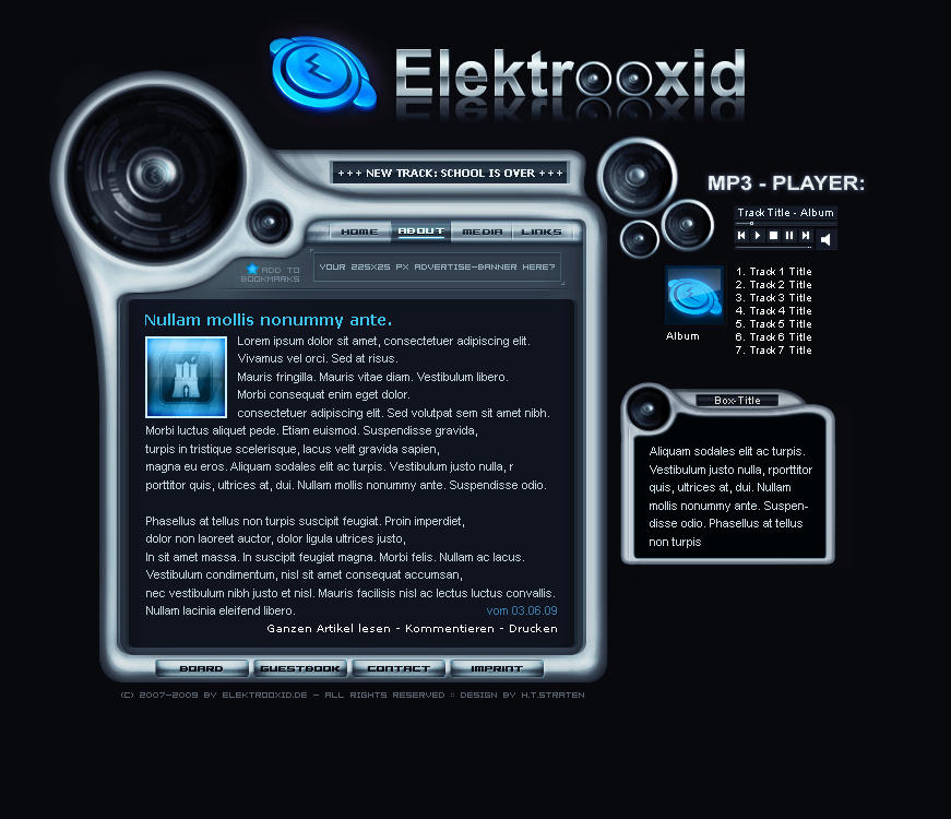 Elektrooxid - Template by Thousandhands