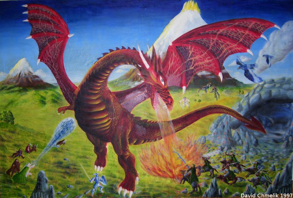 Dragon Fight by dchmelik