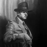 Noir Self-Portrait by Spearhafoc