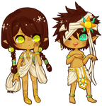 OCs -- Fahren and Celsus by onisuu