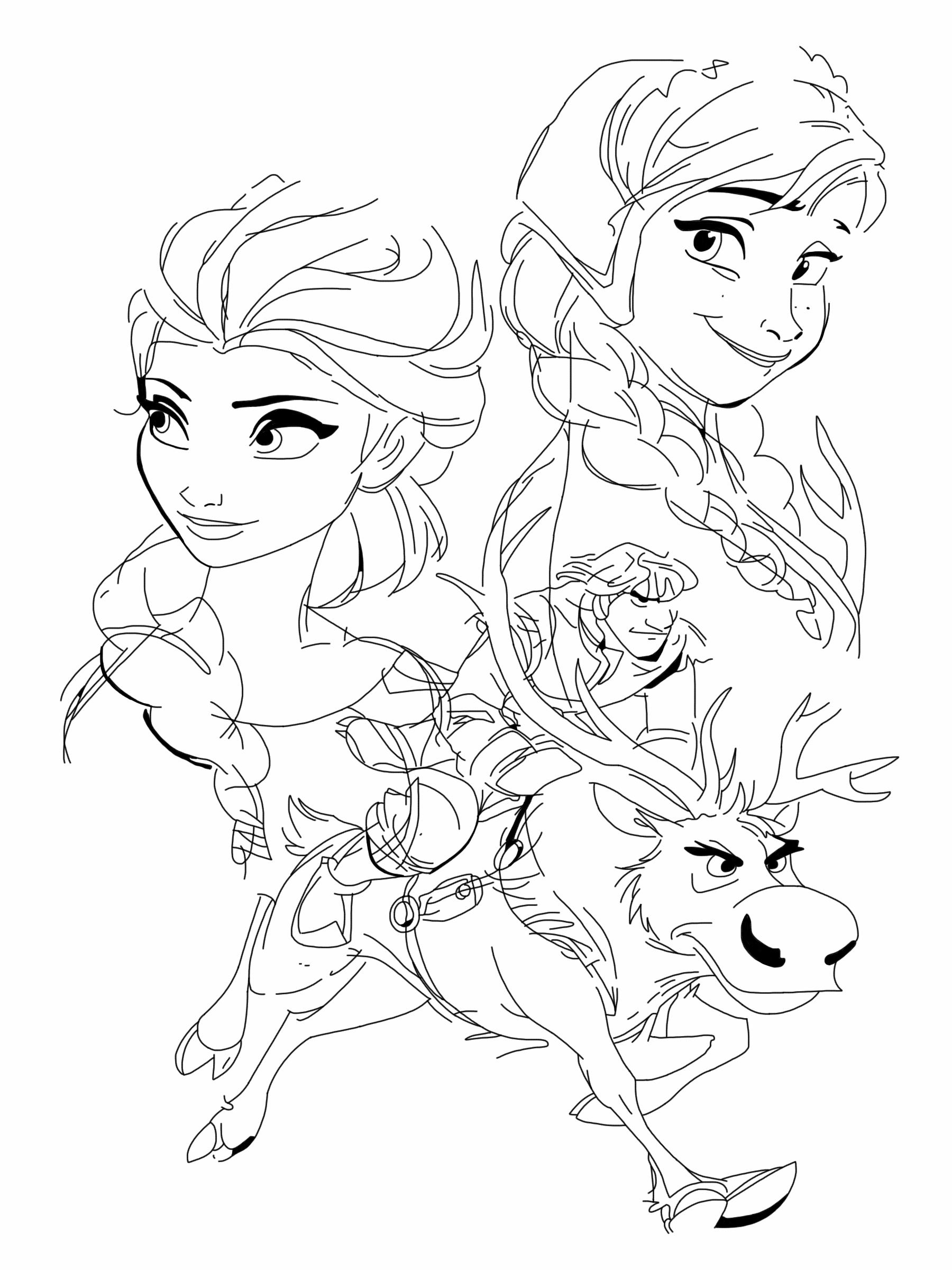 Anna Elsa Kristoff And Sven 419839132