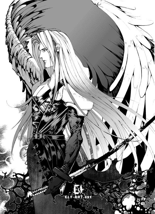 FF7: Sephiroth by elf-art