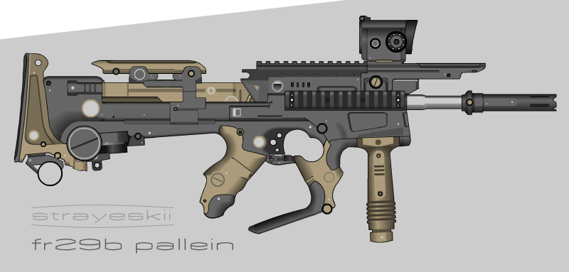 Strayeskii Firearms \\ FR29B Pallein PDW by prokhorvlg