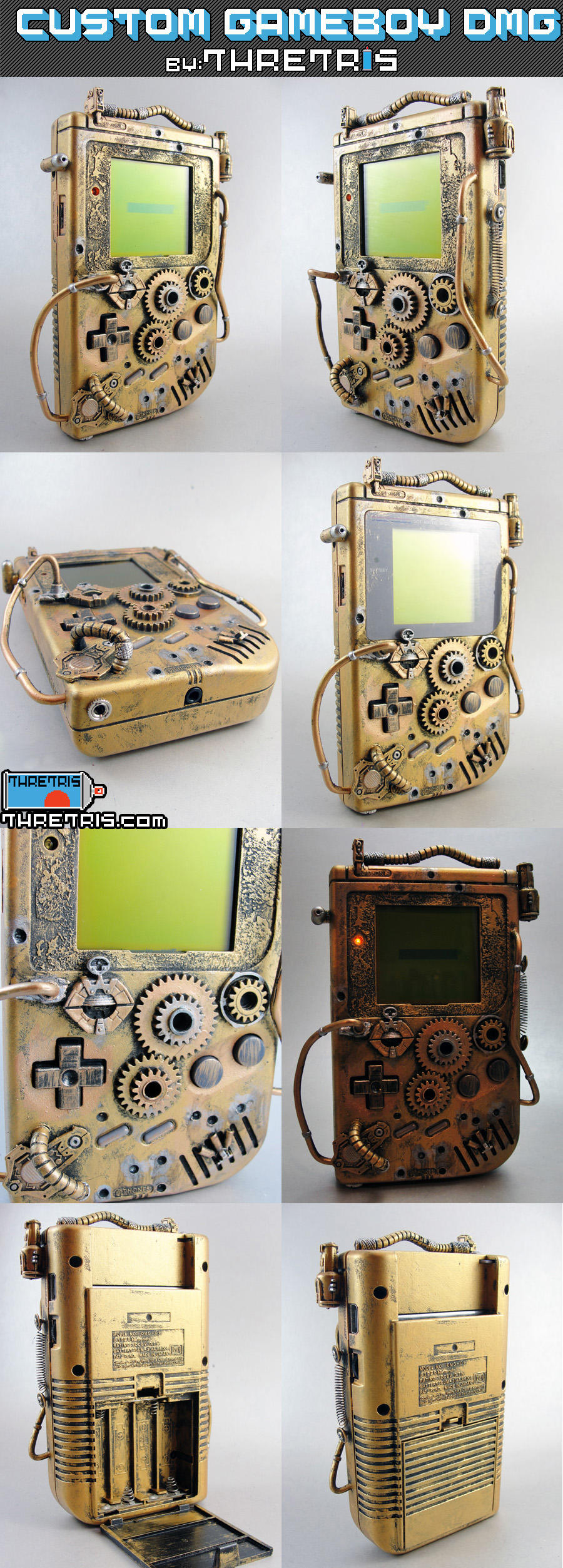 STEAMPUNK GAMEBOY by Thretris