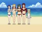 Blood Raining Night Beach Fun! (Kisekae) by MakaAlbarn012