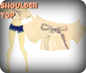 MMD RxNxD Shoulder Top by RinXNeruXD
