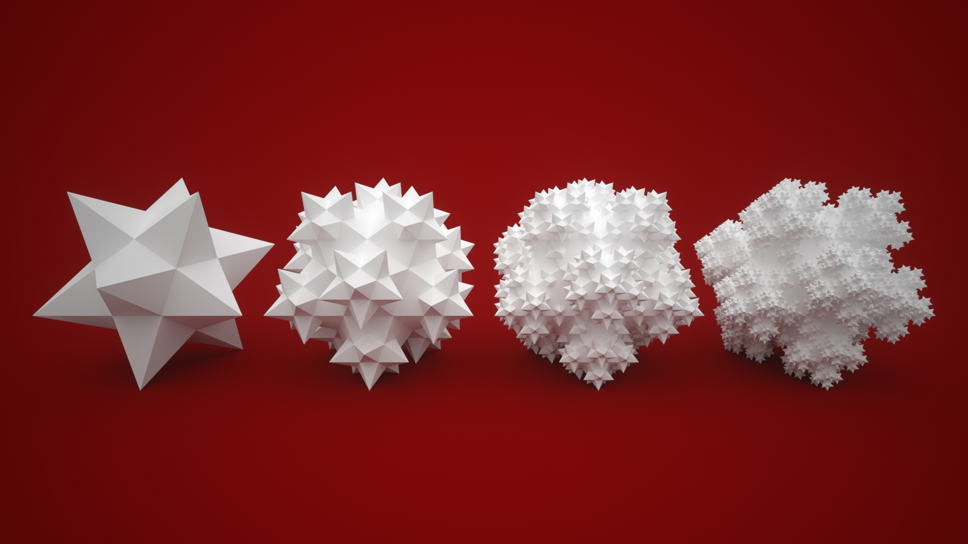 Small Stellated Dodecahedron Fractal by usere35