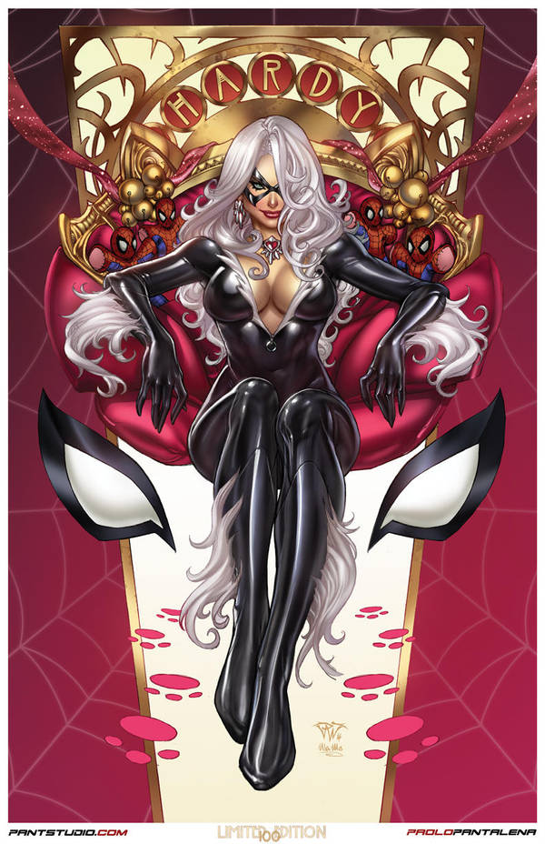 Black Cat Nouveau by pant