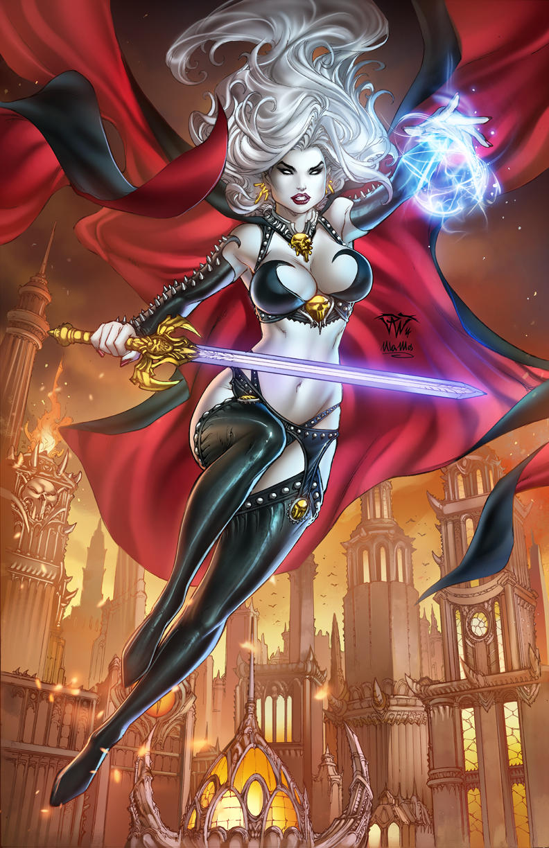 Lady death kickstarter cover by pant