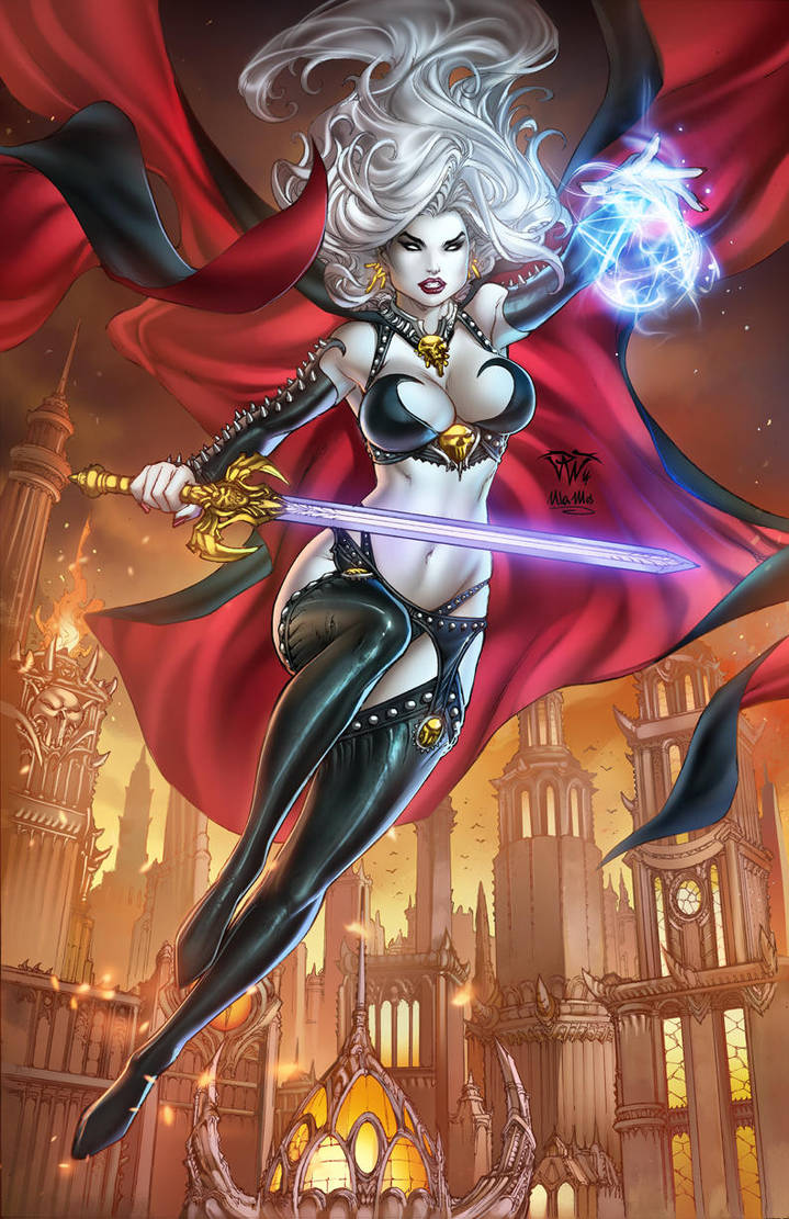 Lady death kickstarter cover by pant