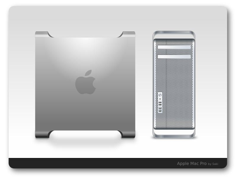 Apple Mac Pro SVG by sa-ki