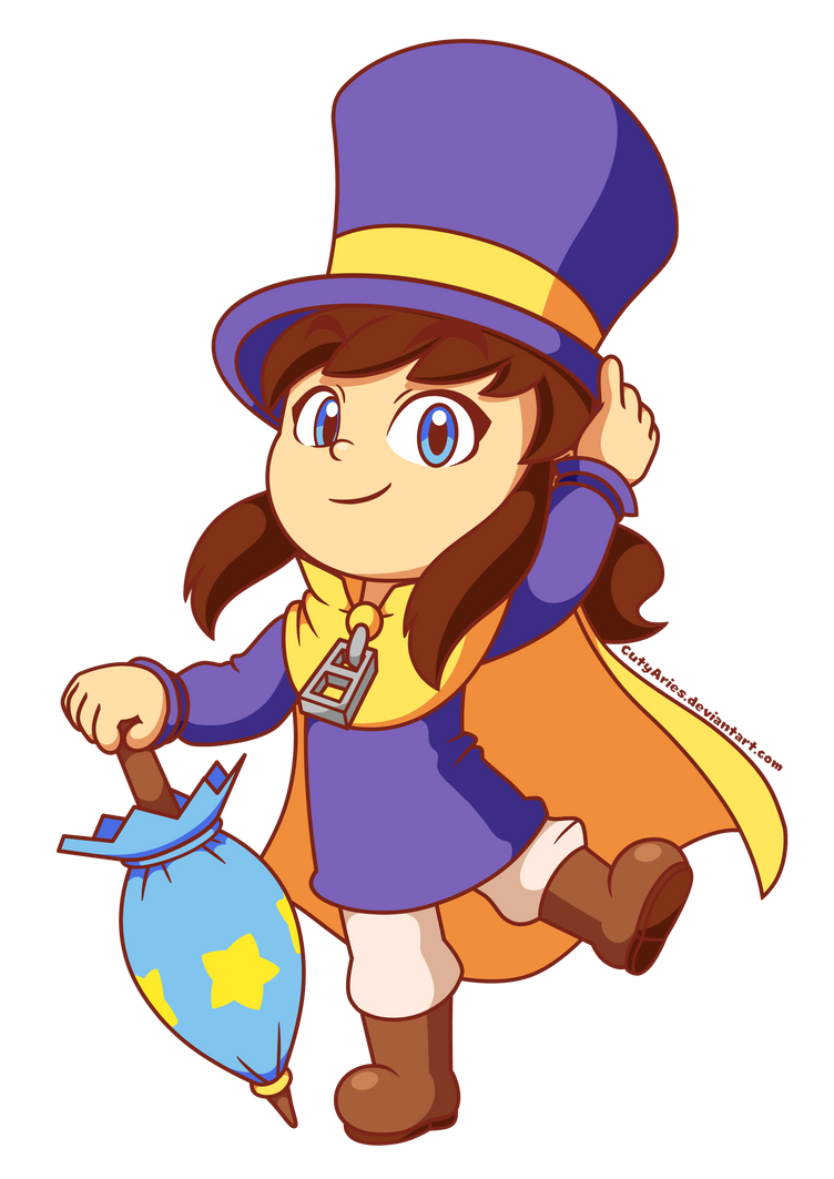 Fanart Hat Kid (A Hat In Time) + SpeedPaint by CutyAries on DeviantArt