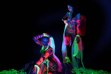 Tribal Neon by AKrukowska