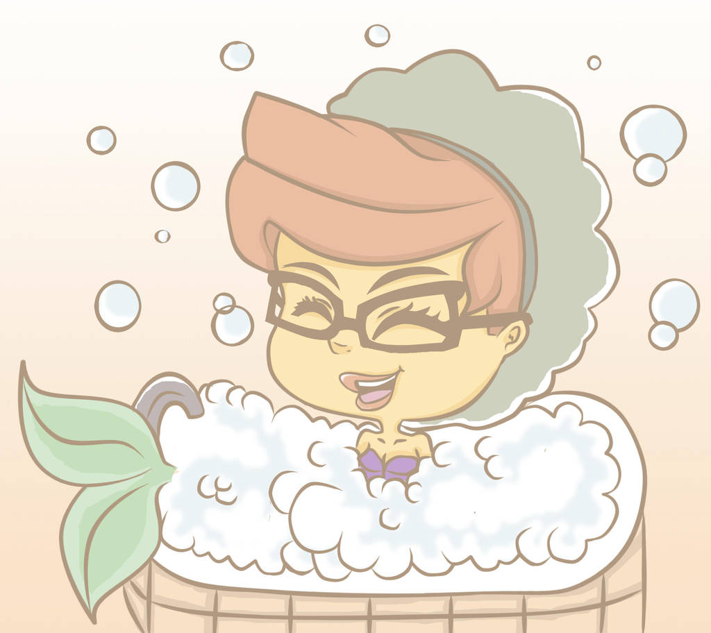 She's a mermaid a cute Little mermaid by Beastwithaddittude