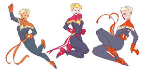 Captain marvel by foxcrusade