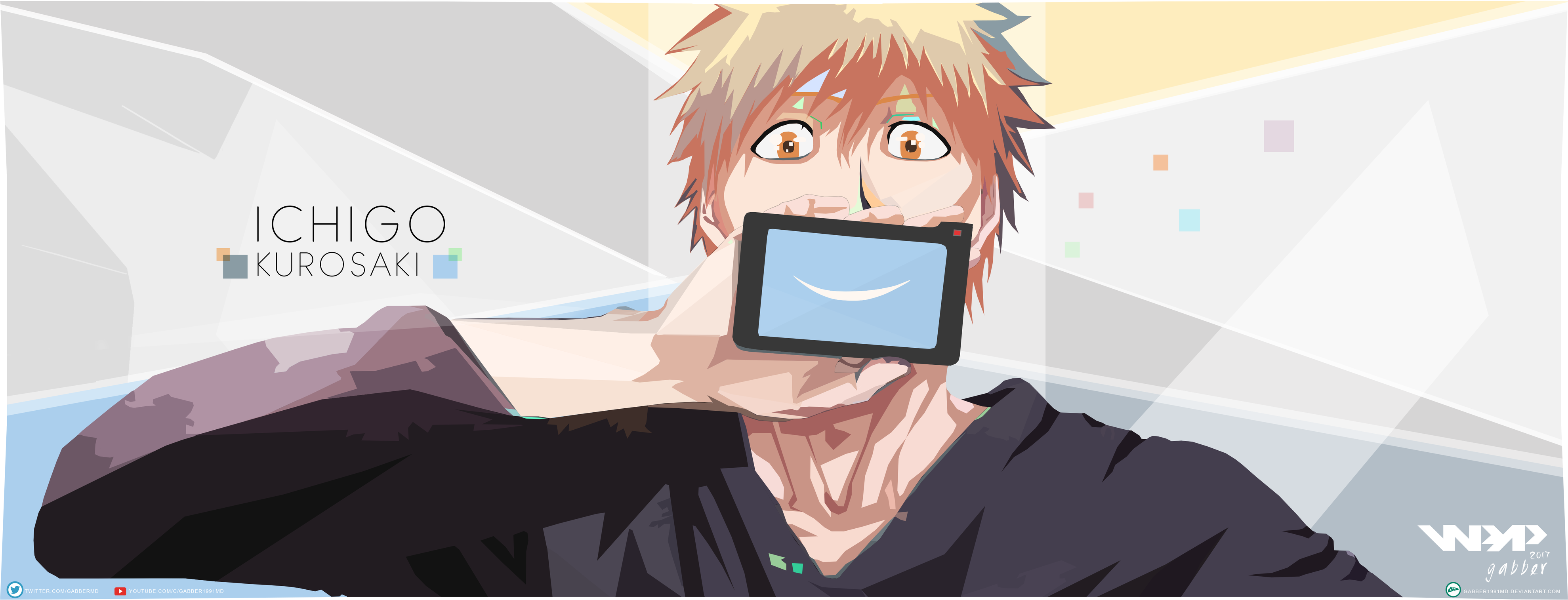 Kurosaki Ichigo | wpap | by gabber1991md