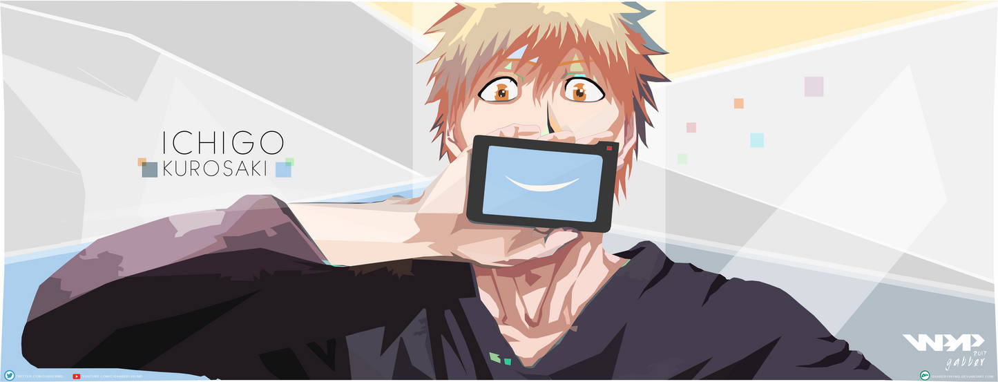 Kurosaki Ichigo | wpap | by gabber1991md