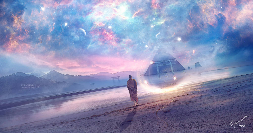 The universe inside us by Ellysiumn