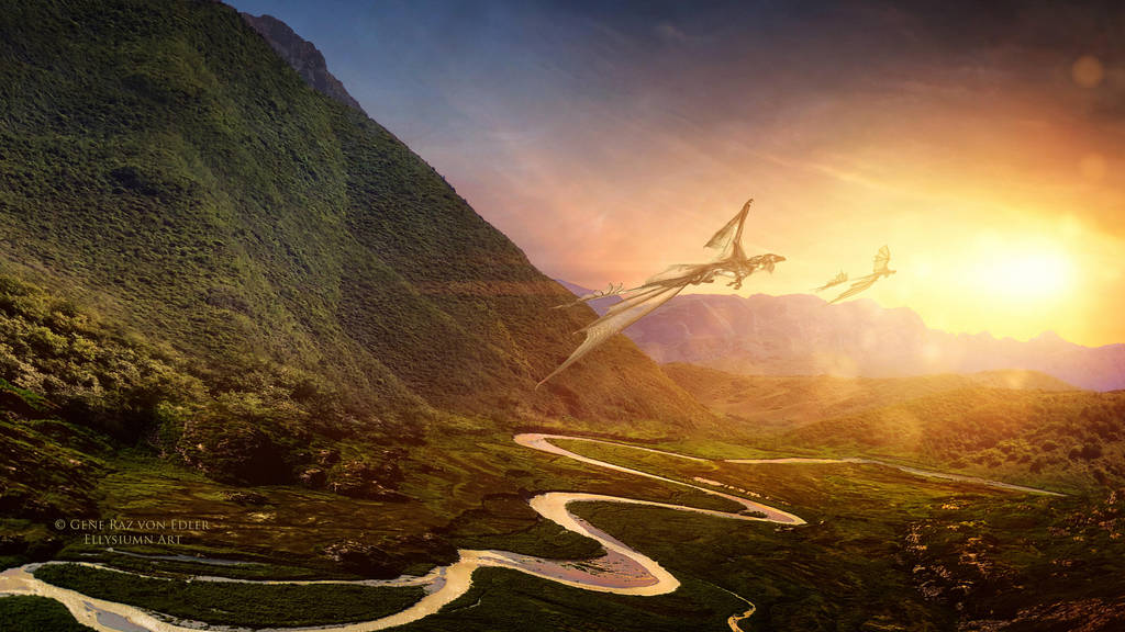Land of dragons by Ellysiumn
