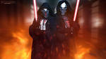 Rise of the Sith Brothers (Cosplay Wallpaper) by Joran-Belar