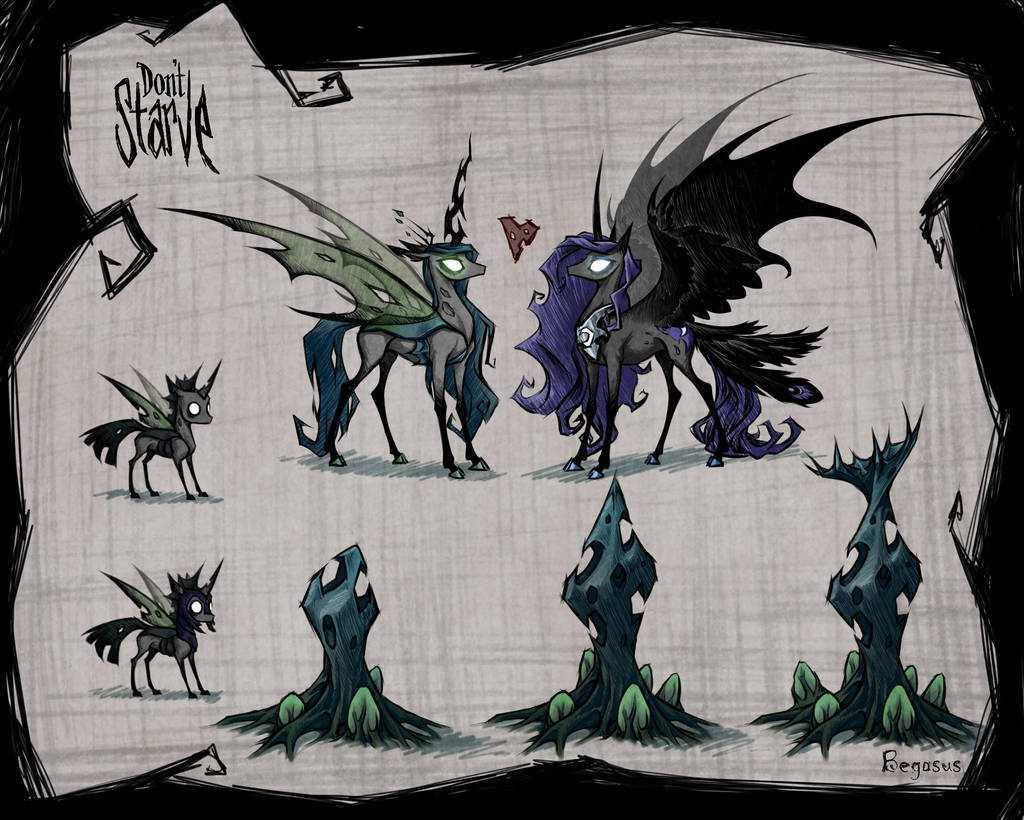 Chrysmoon with Don't Starve style by BegasusTiuBe