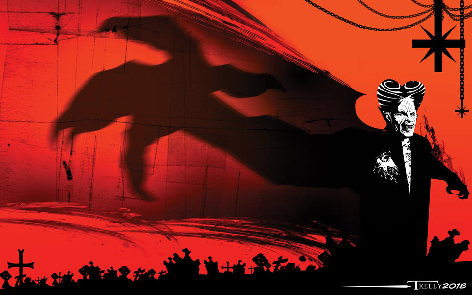 Dracula Shadow Claw by Tom Kelly by TomKellyART