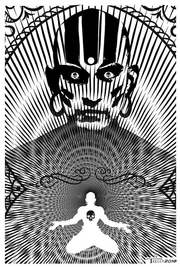 Dhalsim Trance by Tom Kelly by TomKellyART