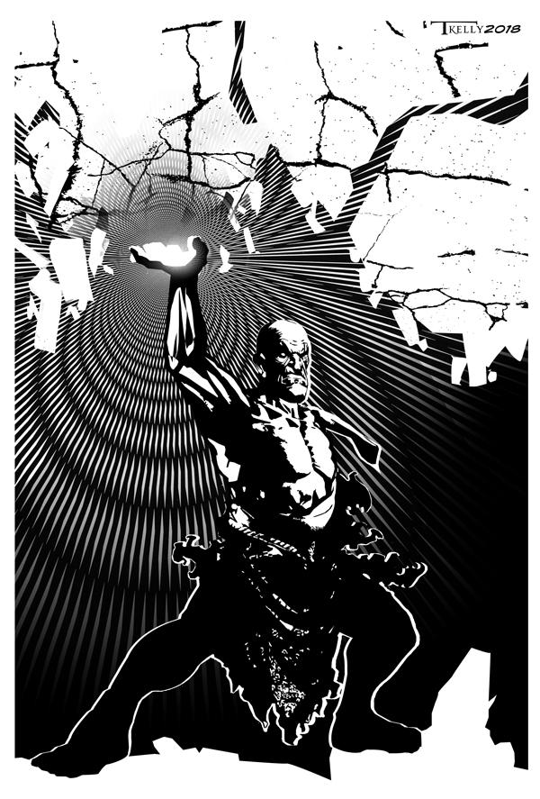 Oro Power Fist by Tom Kelly by TomKellyART