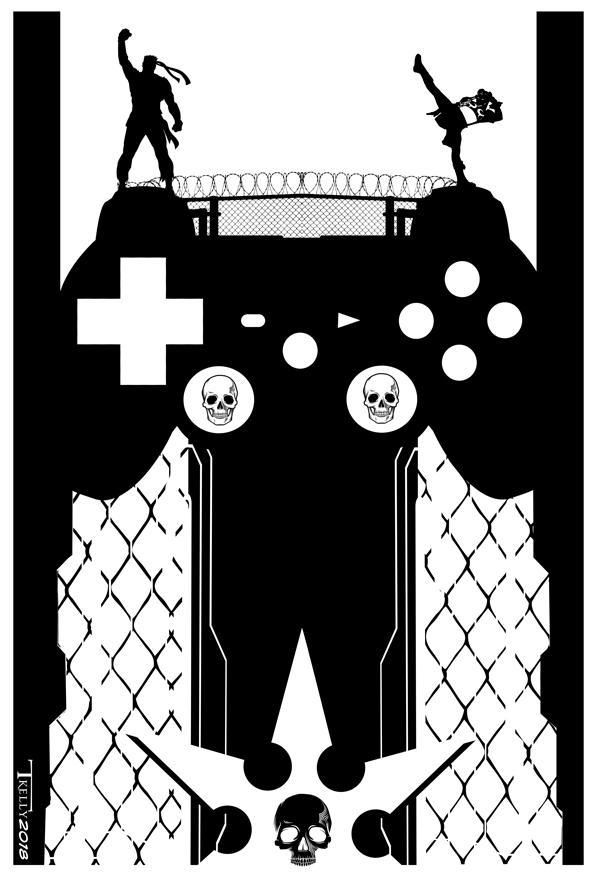 Fighter Control by Tom kelly by TomKellyART