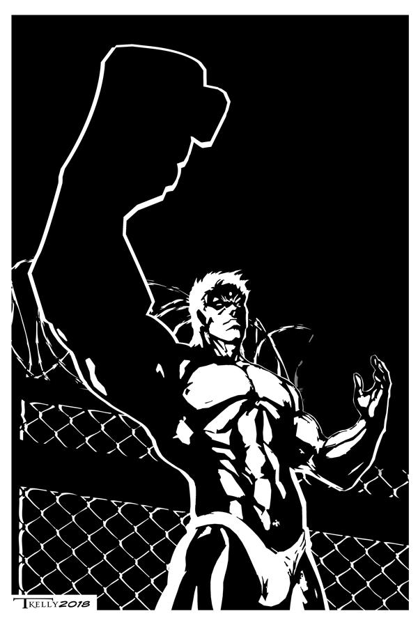 Urien fist by Tom Kelly by TomKellyART