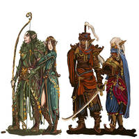 Fantasy Portraits 6 by TinySecretDoor on DeviantArt