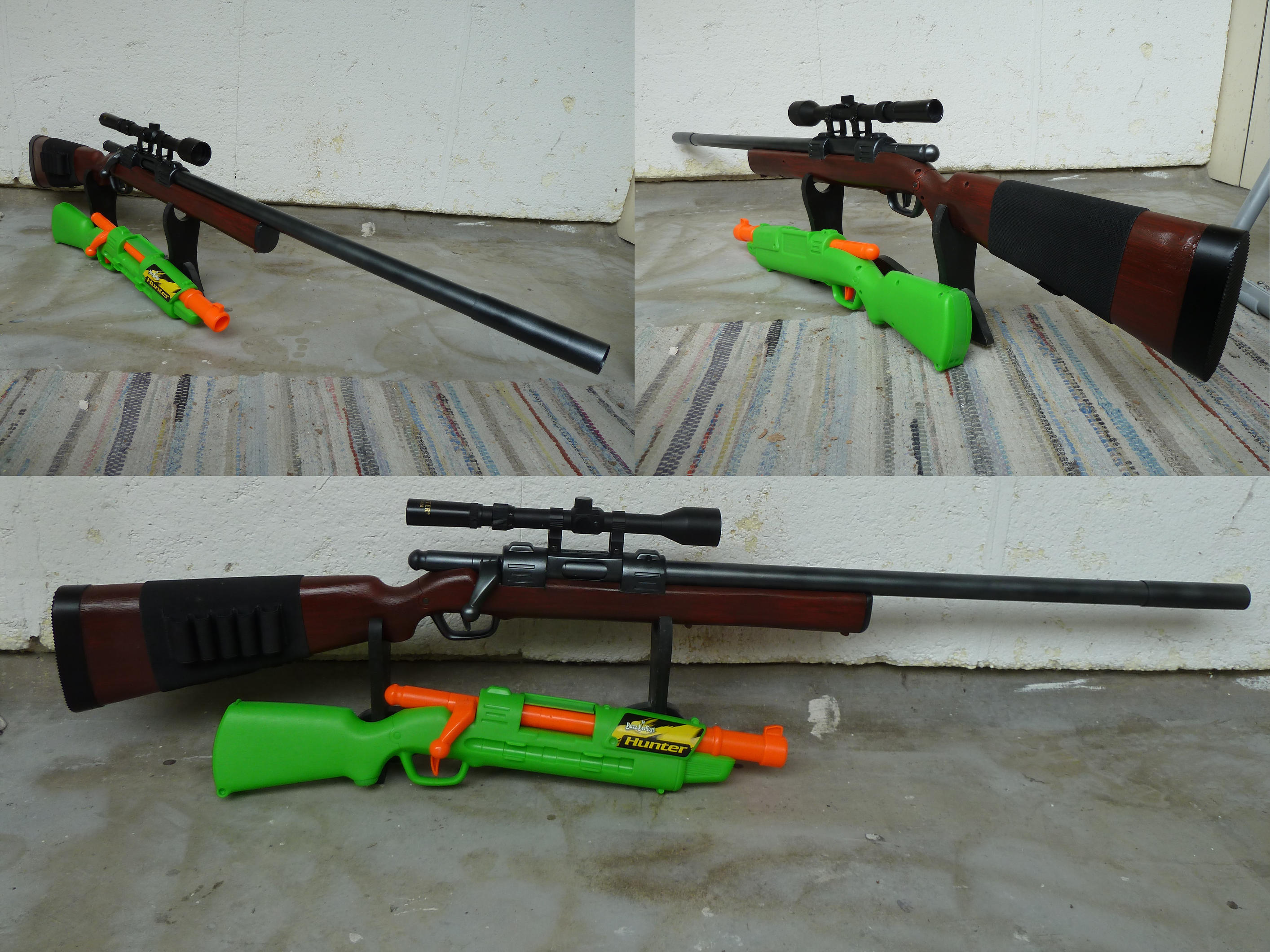 RSCB BuzzBee Hunter / Bolt-Action Nerf Rifle 2 by hoellenhamster