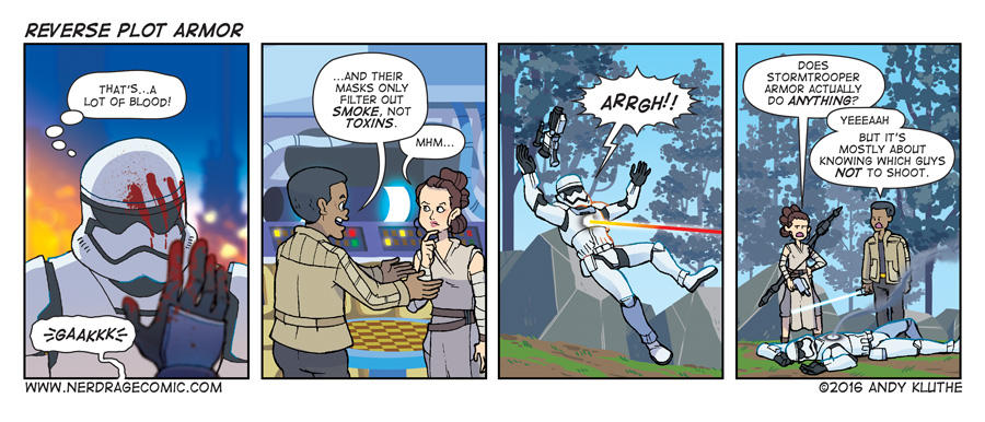 Nerd Rage - Reverse Plot Armor by AndyKluthe