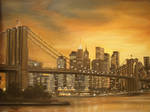 newyork brooklin bridge. by vishnuprabhaart