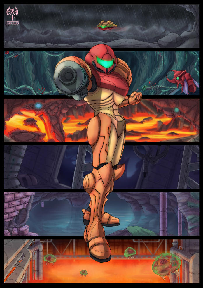 Super Metroid Tribute by sarrus